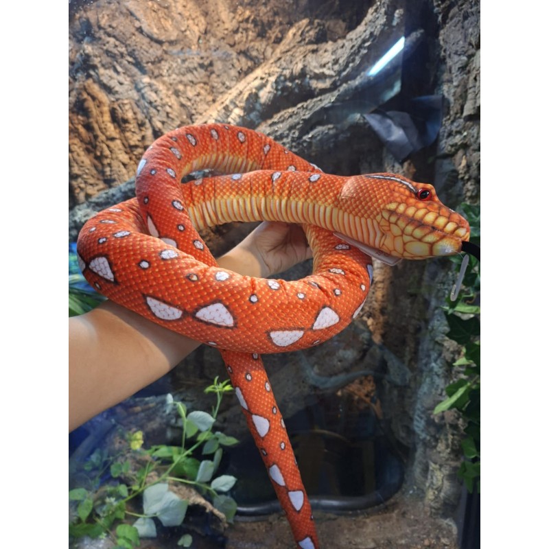 Pluszowy wąż Morelia Viridis Beppe 180cm | Gadżety i zabawki | Vantis Terra