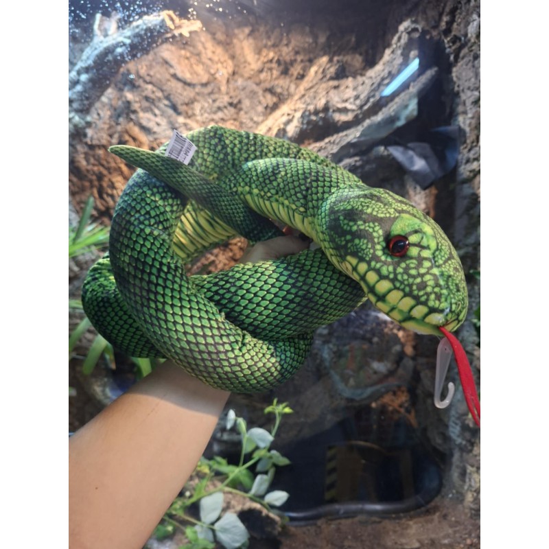 Pluszowy wąż Mamba zielona Beppe 180cm | Gadżety i zabawki | Vantis Terra