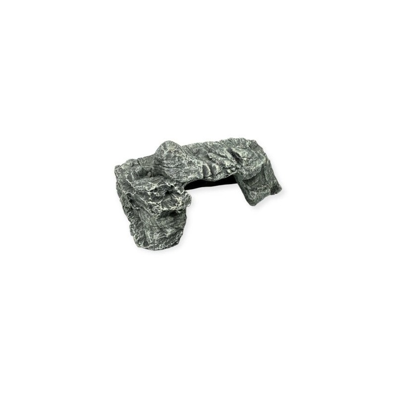 Kryjówka jaskinia szary granit - Grey Granite Cave Aqua Terra Deco - S | Kryjówki | Vantis Terra