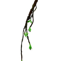 Sztuczna brązowa liana korzeń listki 50cm | Liany | Vantis Terra