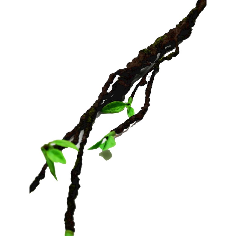 Sztuczna brązowa liana korzeń listki 50cm | Liany | Vantis Terra