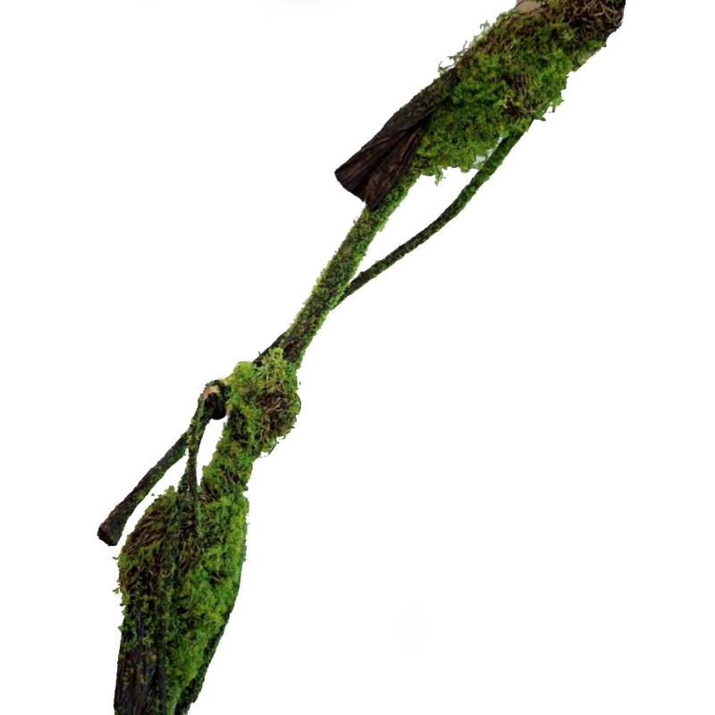 Sztuczna brązowa liana korzeń z mchem 120cm | Liany | Vantis Terra Sztuczna brązowa liana korzeń z mchem 120cm | Liany | Vantis Terra