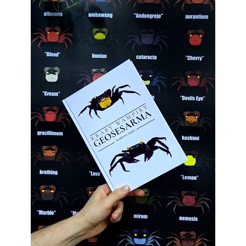 Zestaw Książka Kraby Wampiry Geosesarma Mariusz Olko + Plakat A0 | Gadżety i zabawki | Vantis Terra