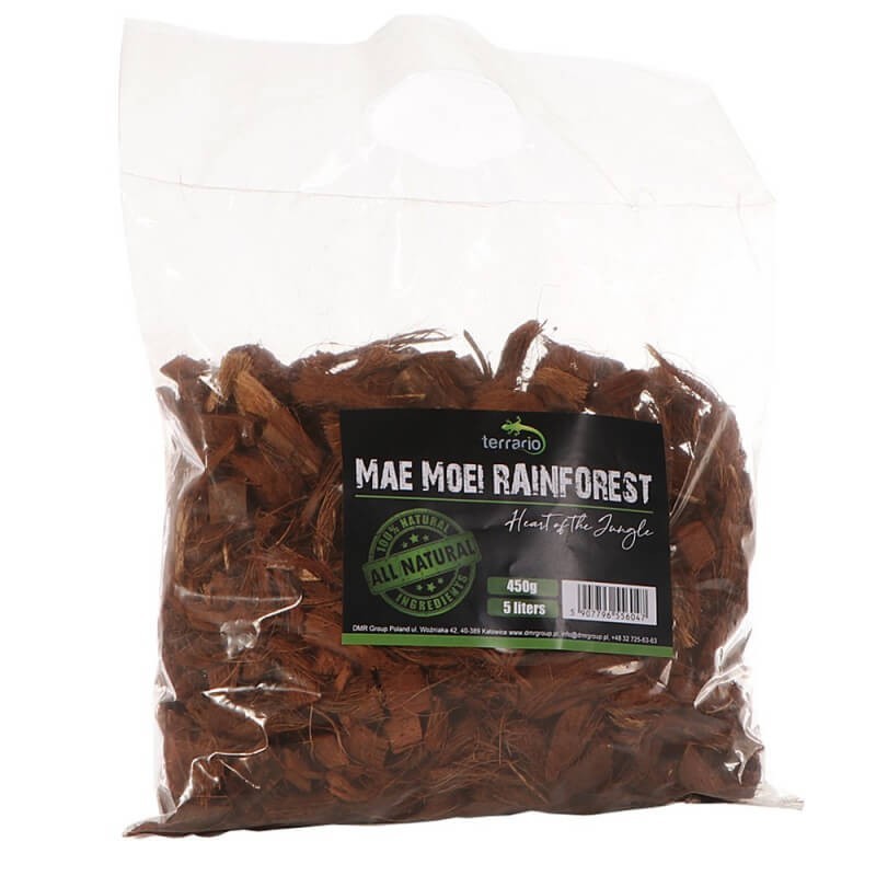 Duże zrębki kokosa - Terrario Mae Moei Rainforest 5l 450g | Podłoże | Vantis Terra