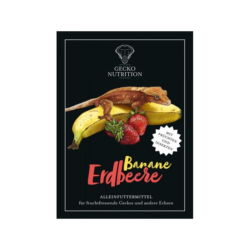 Gecko Nutrition Banan Truskawka - papka owocowa dla gekon&oacute;w i jaszczurek | Papki owocowe | Vantis Terra