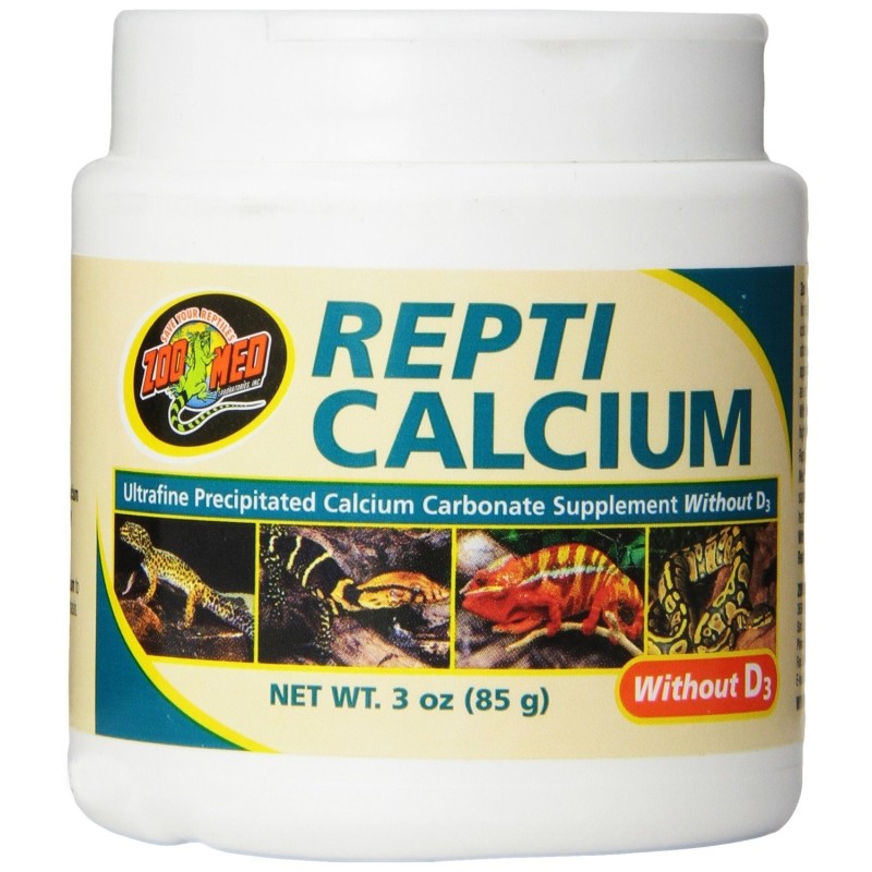 ZOOMED Repti Calcium 85g - Wapno dla gadów i płazów bez wit. D3 | Suplementy i witaminy | Vantis Terra