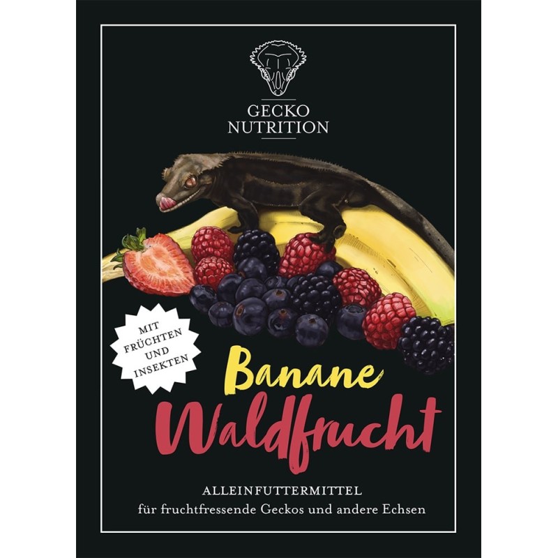 Gecko Nutrition Banan Owoce leśne - papka owocowa dla gekon&oacute;w i jaszczurek | Papki owocowe | Vantis Terra