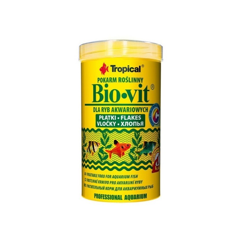 Pokarm dla ryb Bio-Vit roślinny Tropical 100ml | Pokarmy gotowe | Vantis Terra