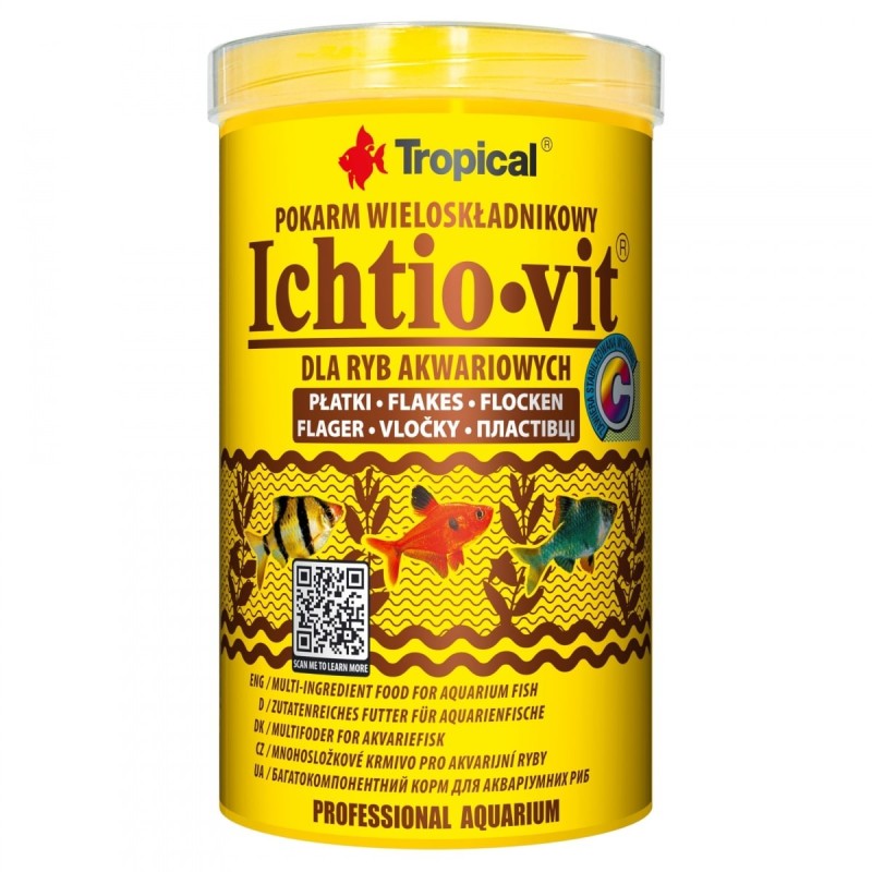 Pokarm dla ryb Ichtio-Vit Tropical 100ml | Pokarmy gotowe | Vantis Terra