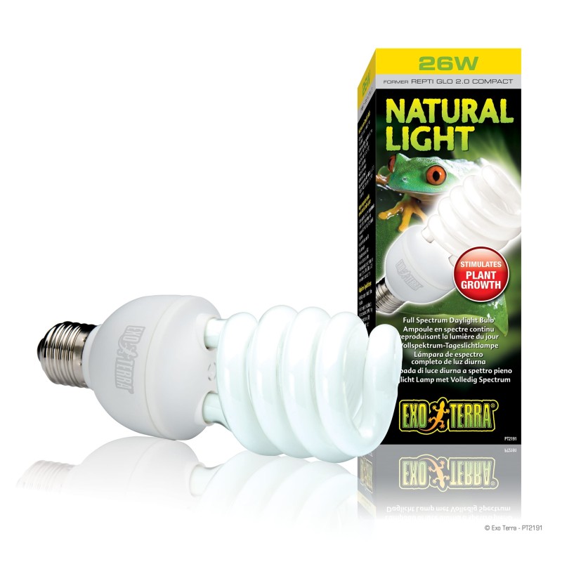 Żarówka Exo Terra Natural Light (Repti Glo 2.0) 25W | Żarówki, Świetlówki, Ledy | Vantis Terra