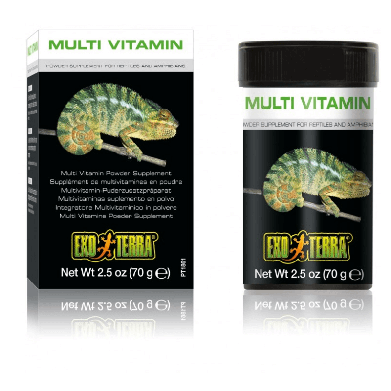 Exo Terra Multi Vitamin 70g - witaminy dla gadów i płazów + D3 | Suplementy i witaminy | Vantis Terra